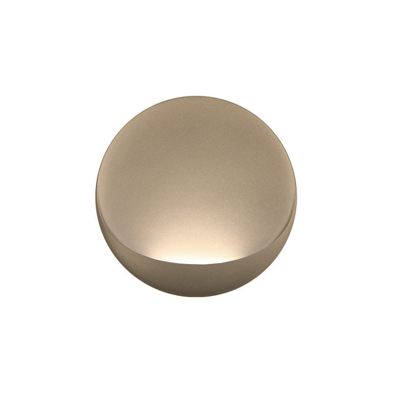 Flindt ronde wandlamp in aluminium
