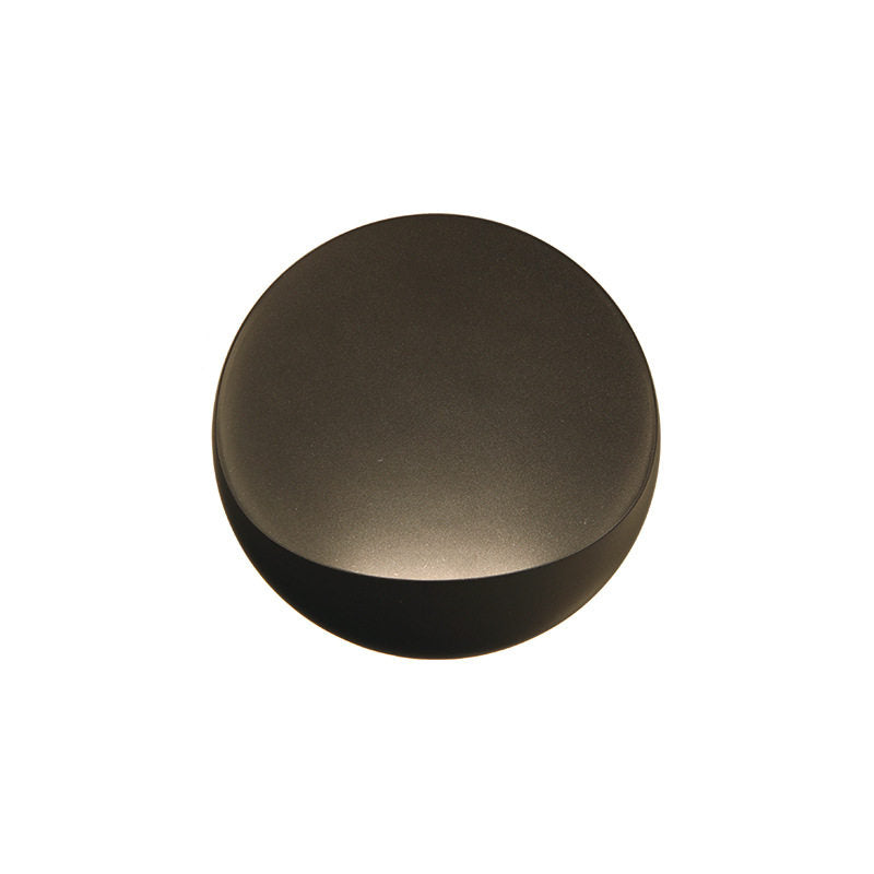 Flindt ronde wandlamp in aluminium