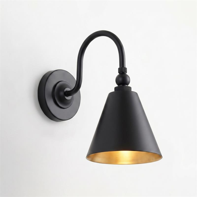 Forna messing wandlamp