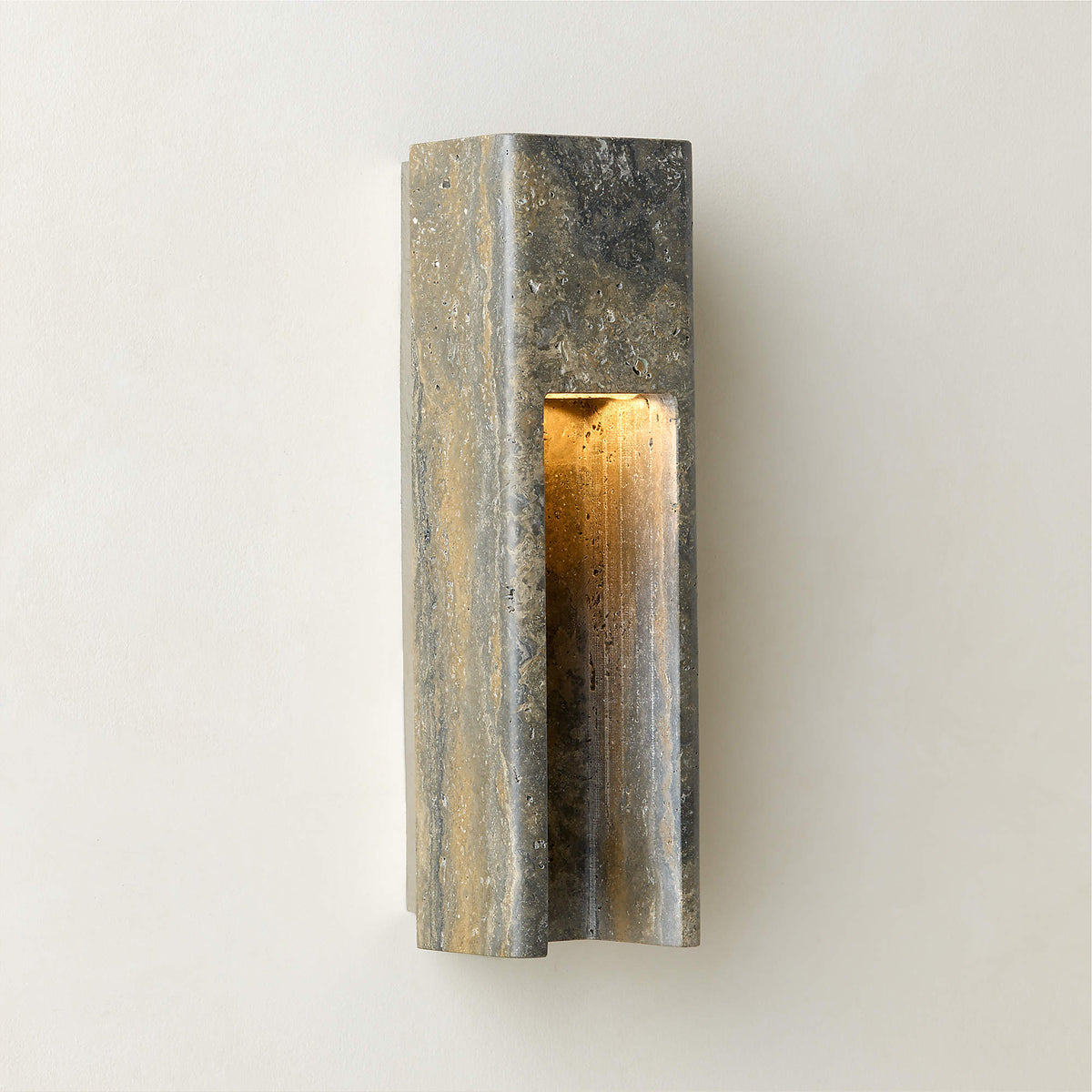 Graziano travertin wandlamp