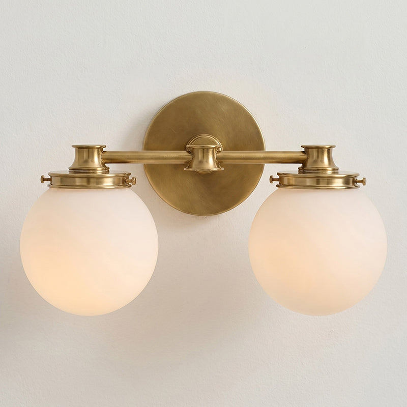 Hayes wandlamp met glazen bol