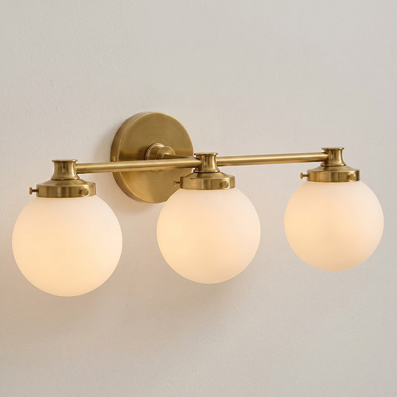 Hayes wandlamp met glazen bol