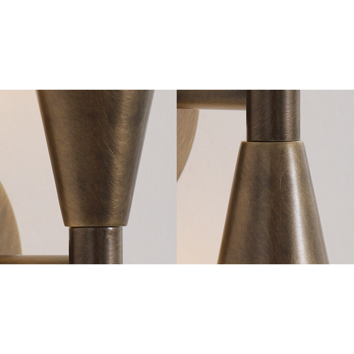 Karma Elvior messing dubbele wandlamp