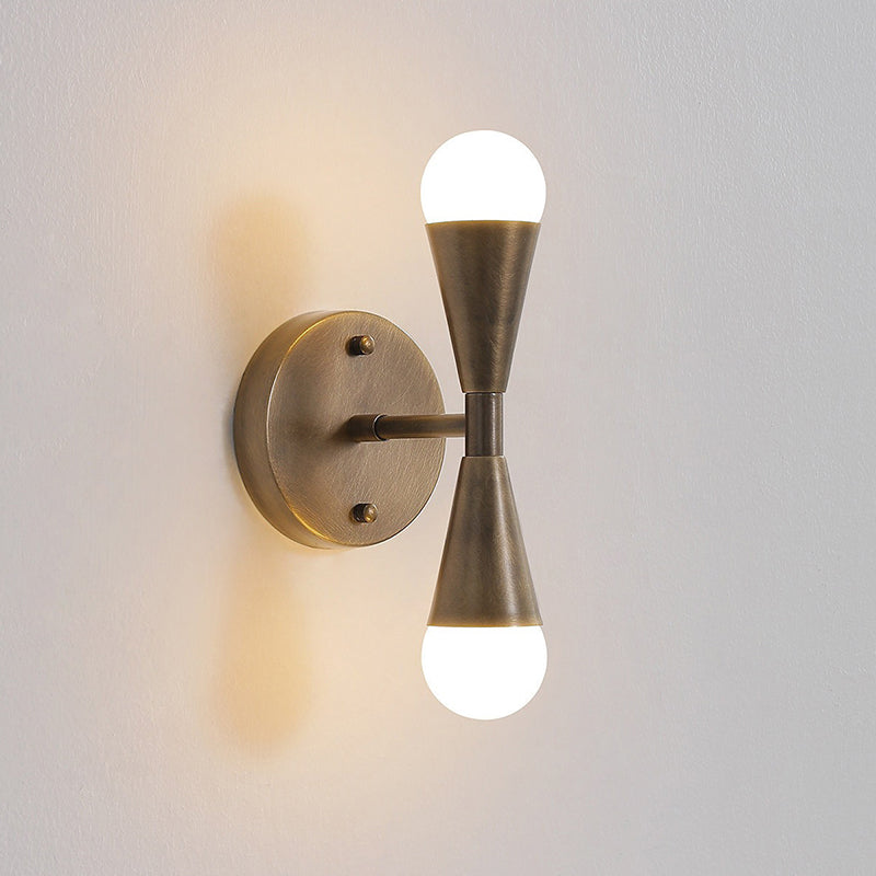 Karma Elvior messing dubbele wandlamp