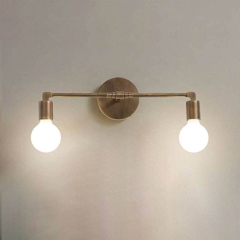 Karma Elvior messing dubbele wandlamp