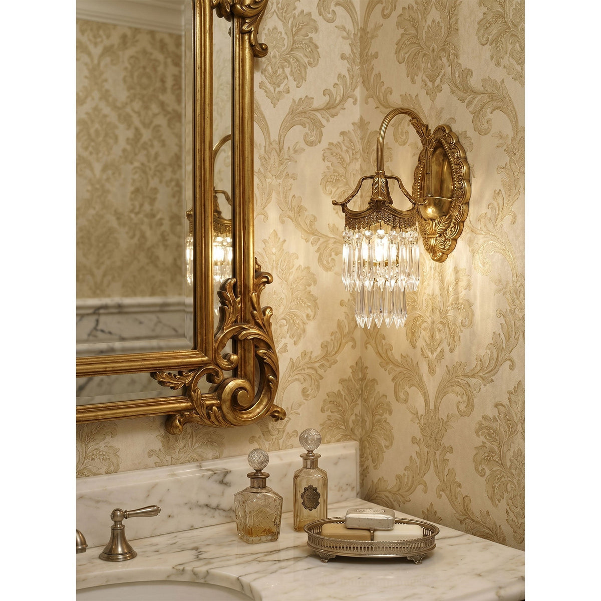Mayfield kristallen wandlamp