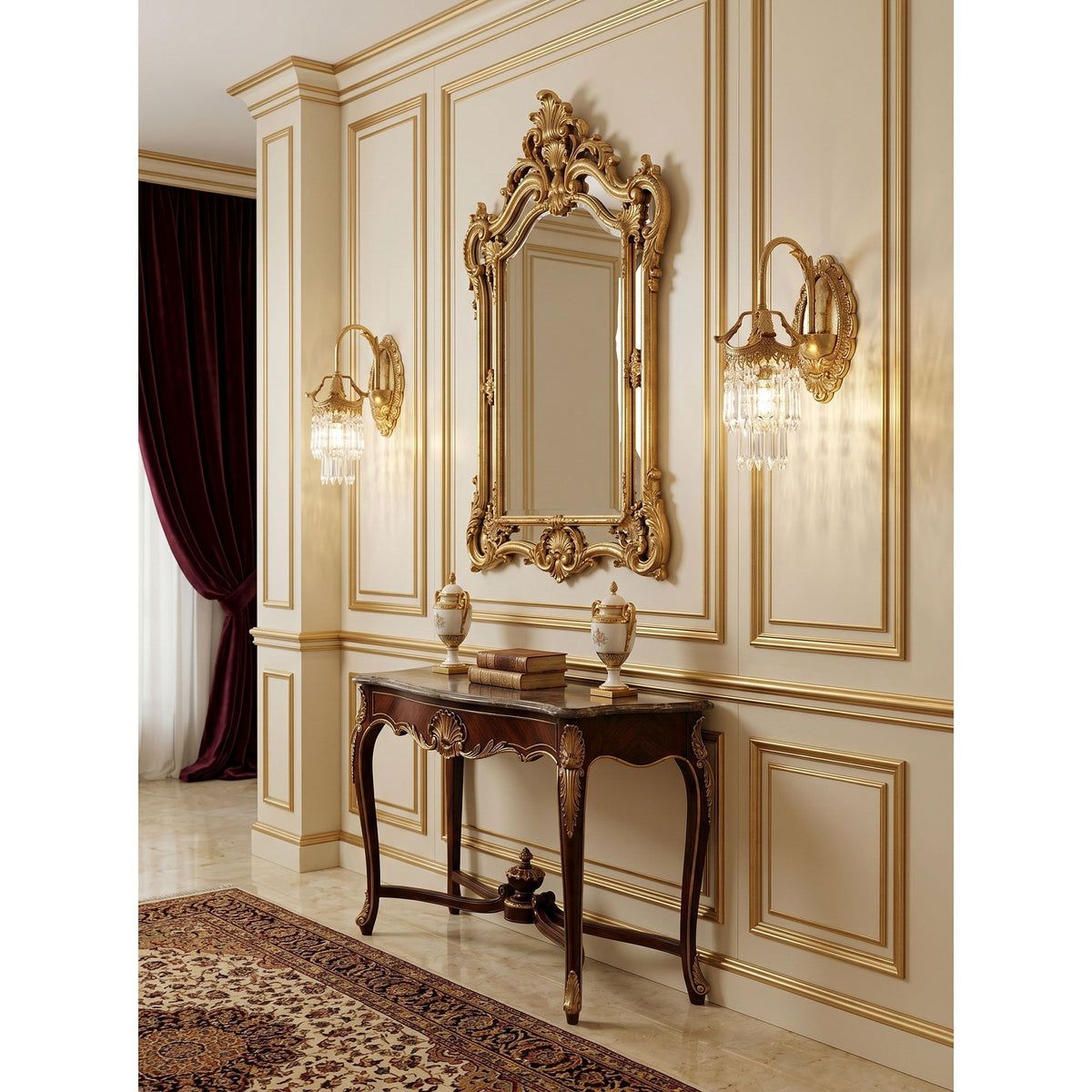 Mayfield kristallen wandlamp
