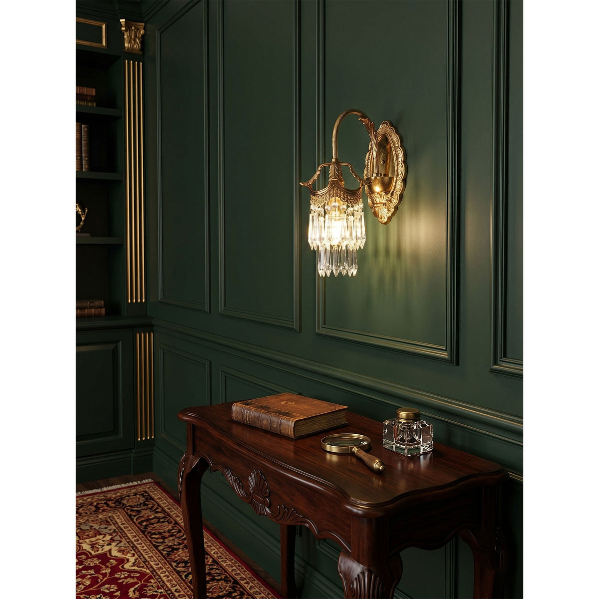 Mayfield kristallen wandlamp