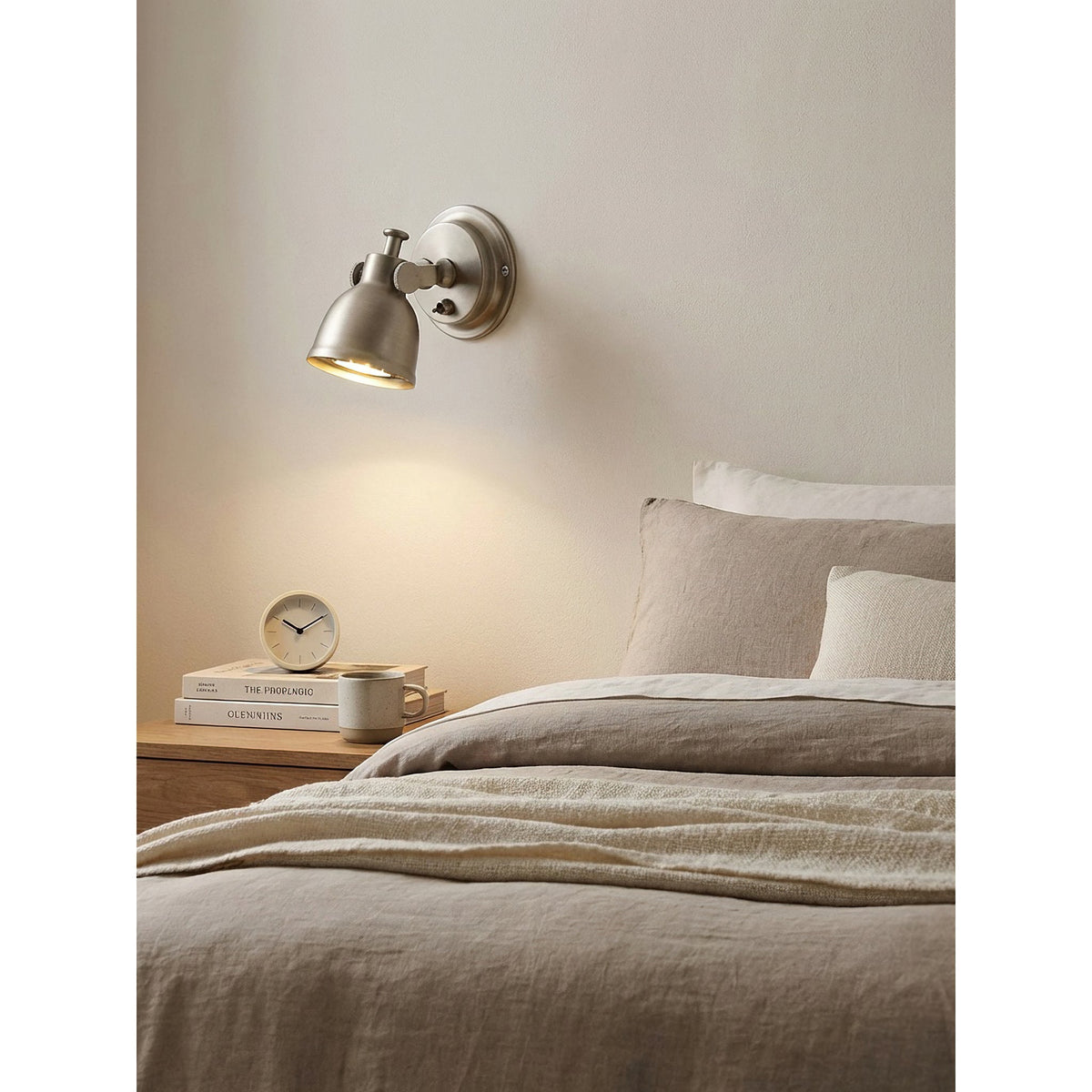 Kaldor wandlamp nikkel