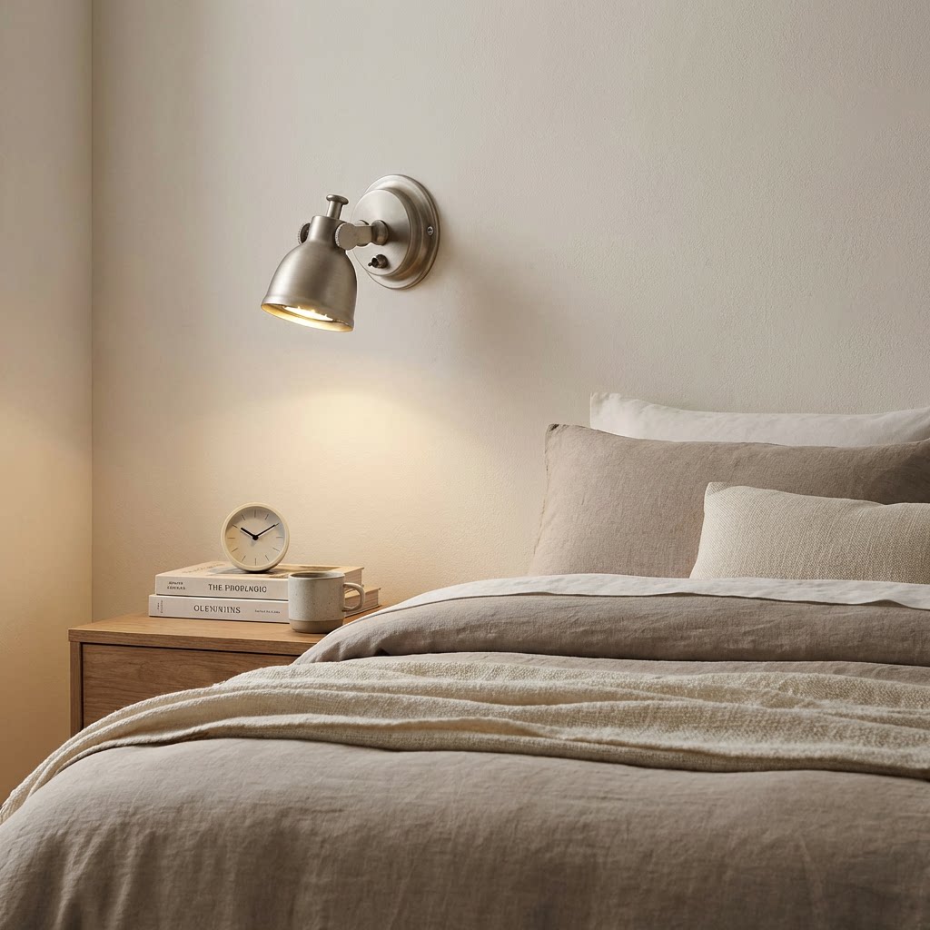 Kaldor wandlamp nikkel