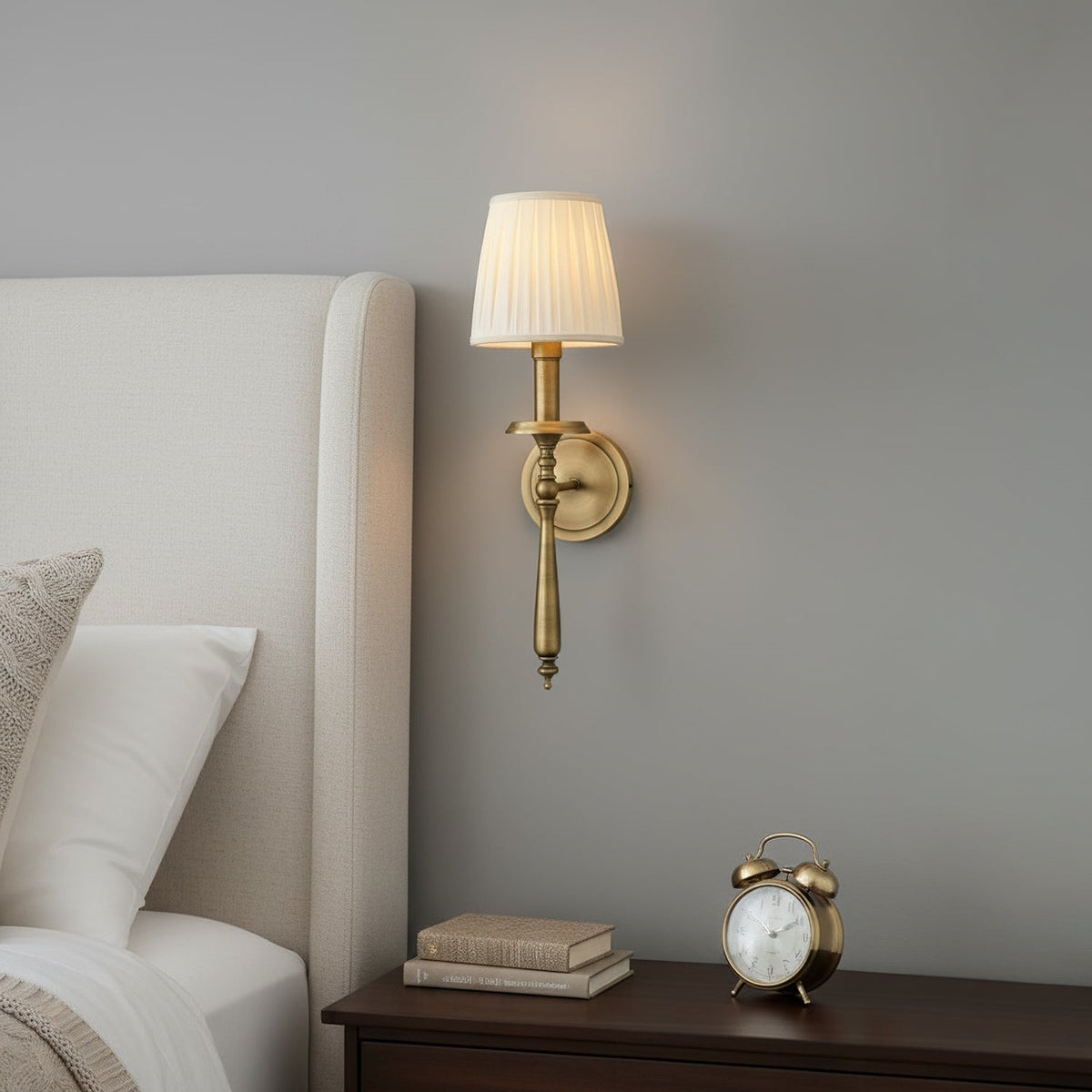 Oriisine wandlamp van messing