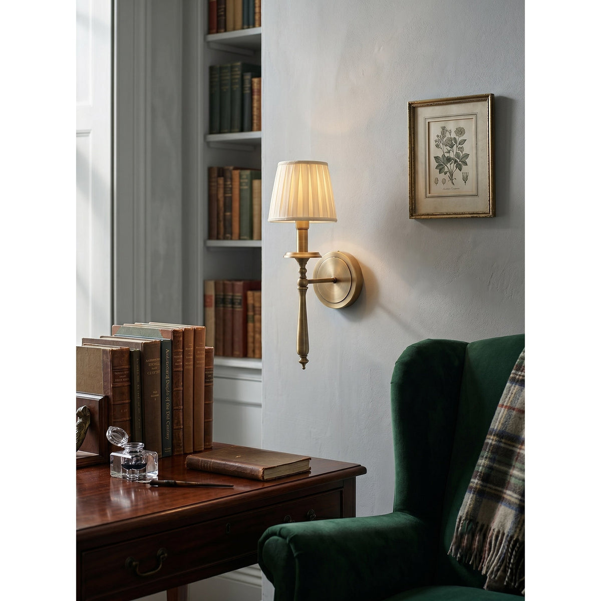 Oriisine wandlamp van messing