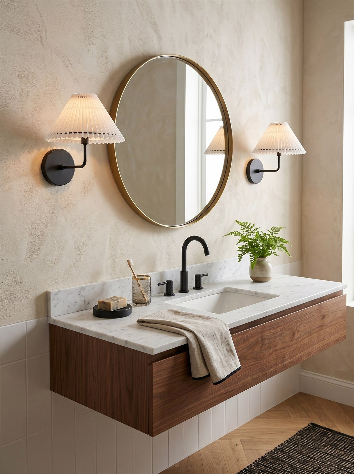 Cirinora wandlamp stof