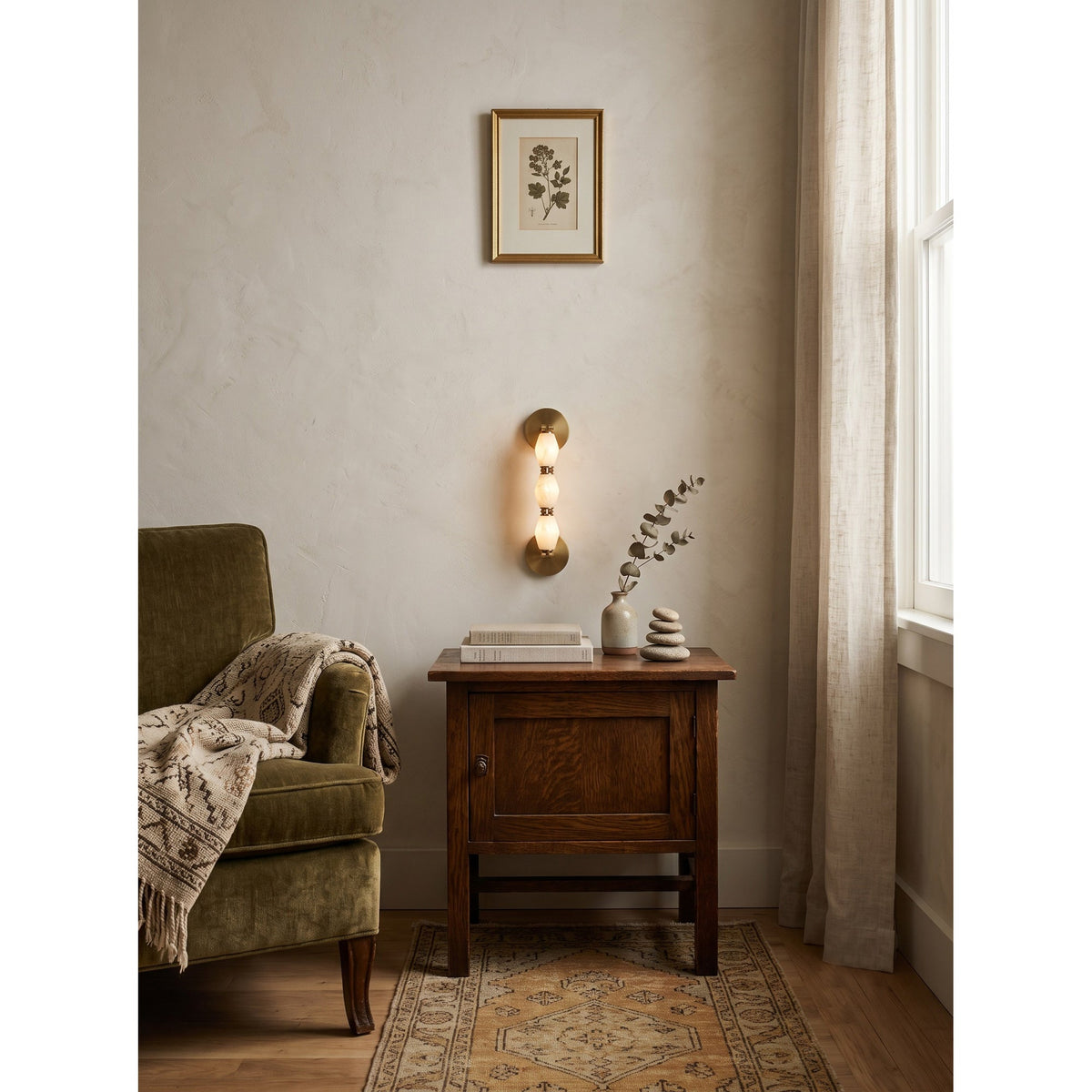 Teriiielle wandlamp