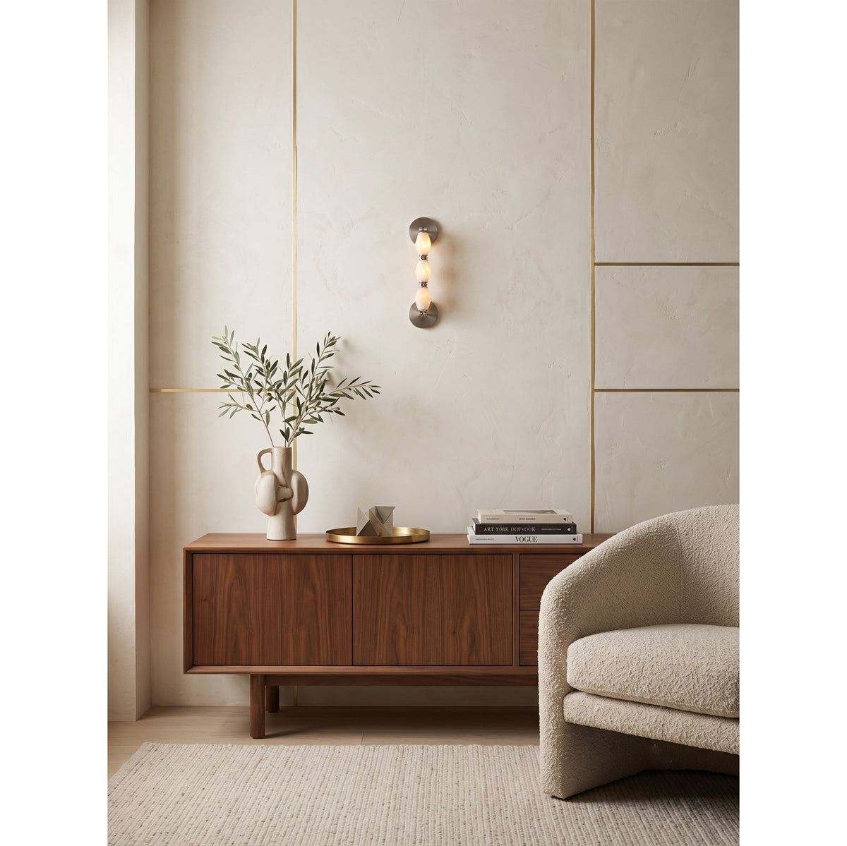Teriiielle wandlamp