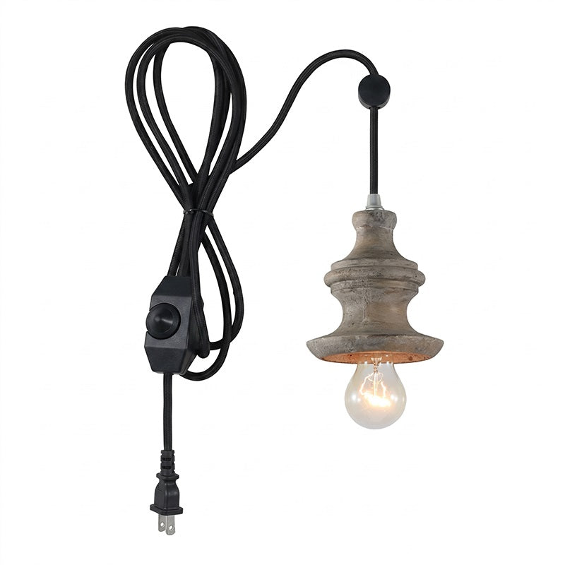 Vornel houten hanglamp met zwang