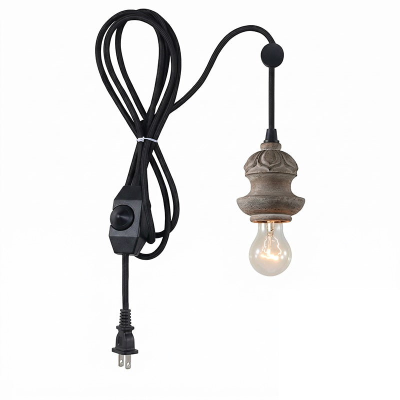 Vornel houten hanglamp met zwang