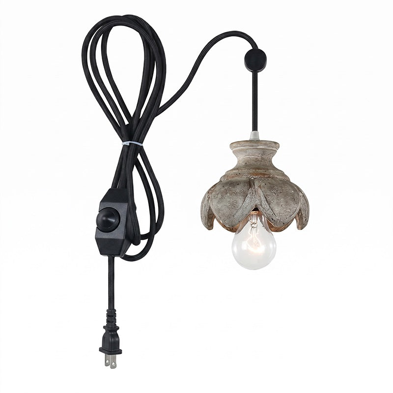Vornel houten hanglamp met zwang