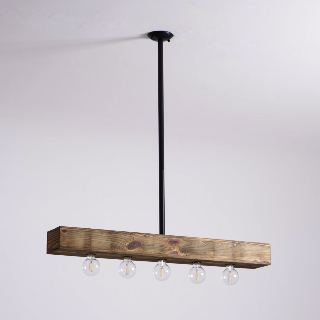 Siraen Kroonluchter van Walnoot Hout