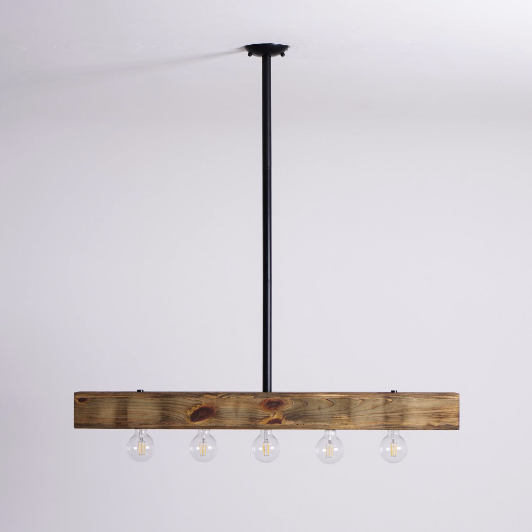 Siraen Kroonluchter van Walnoot Hout