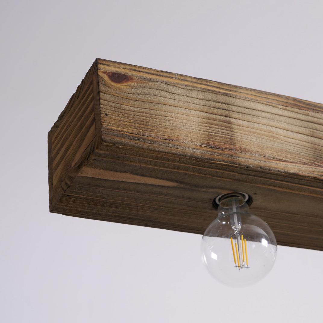 Siraen Kroonluchter van Walnoot Hout