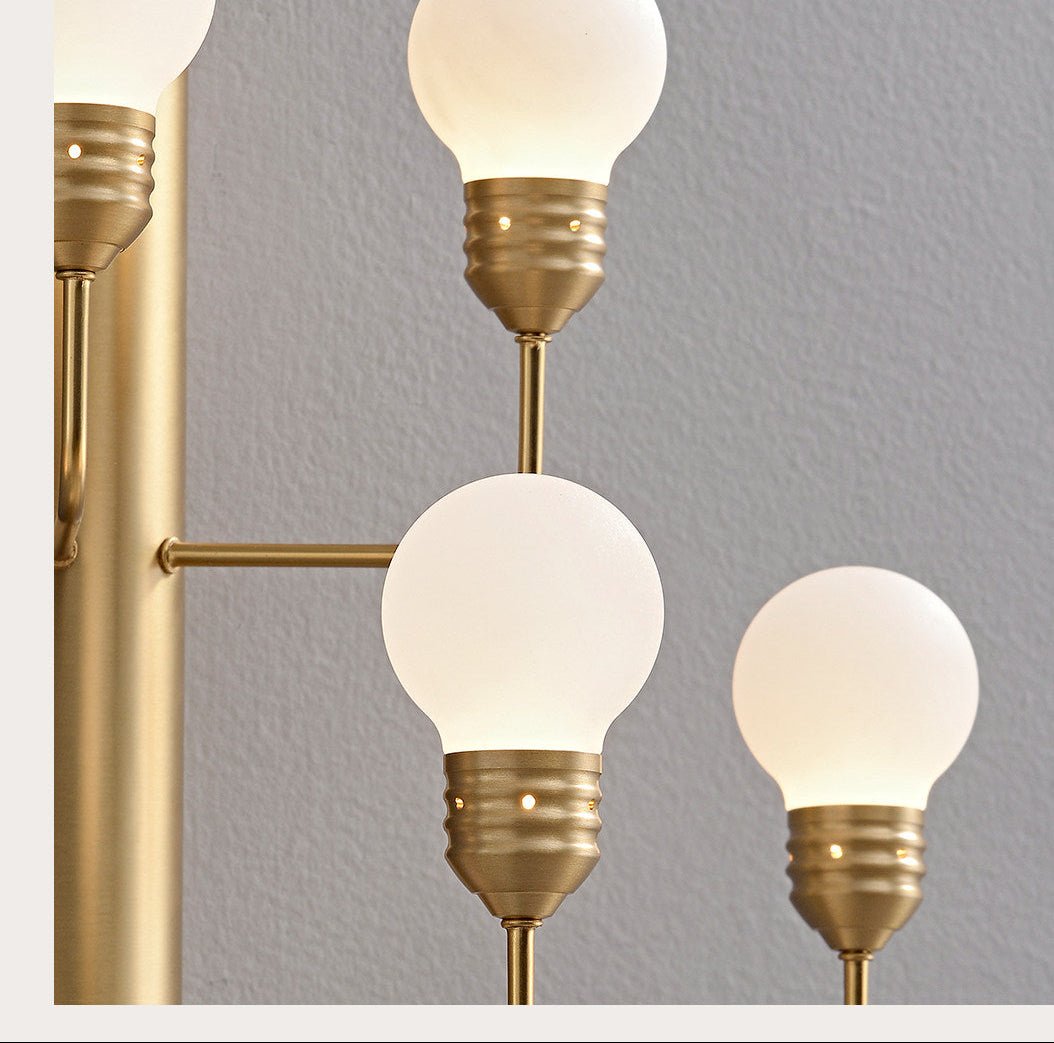 Albelina albast bollen wandlamp