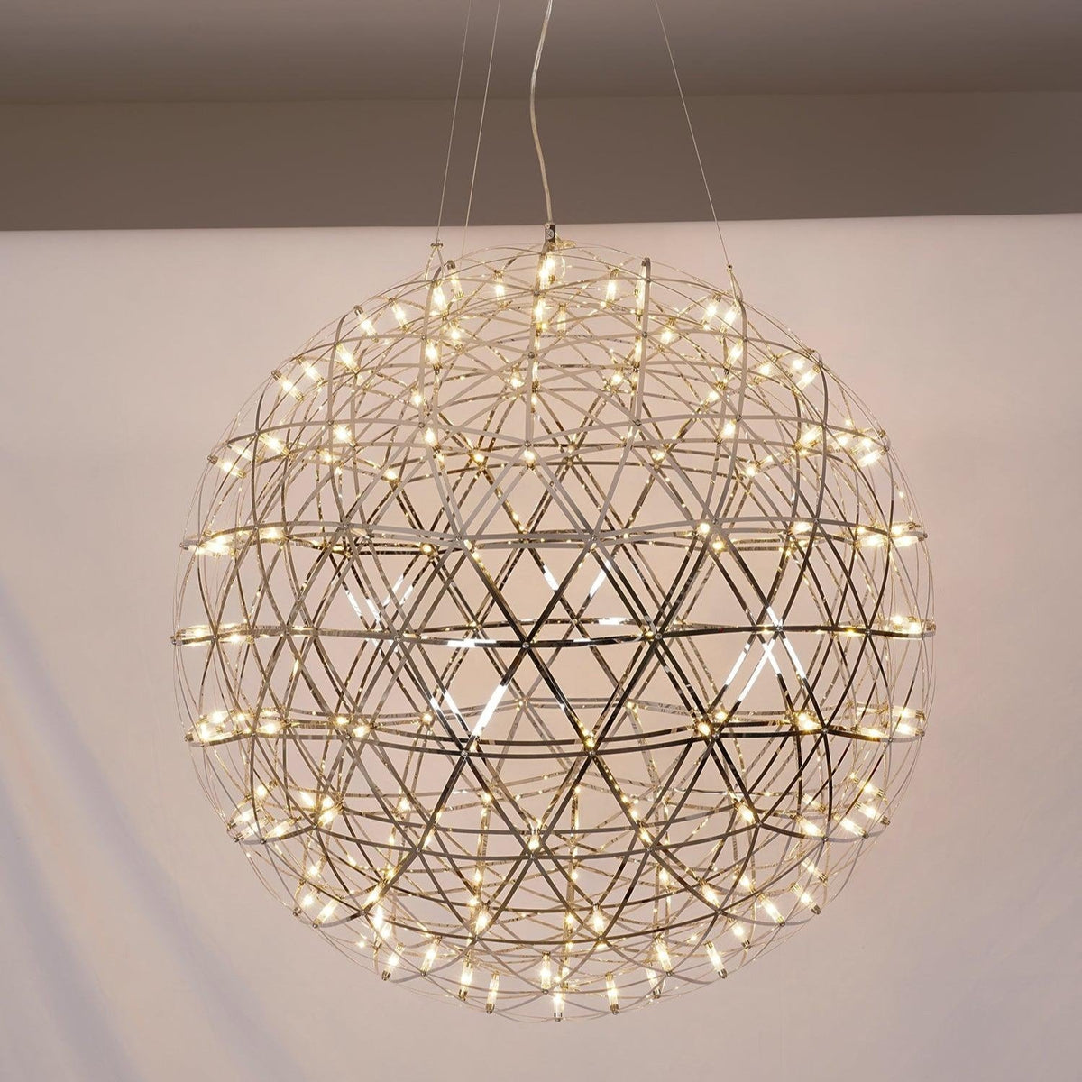 Delcourt Silver Spark Ball hanglamp