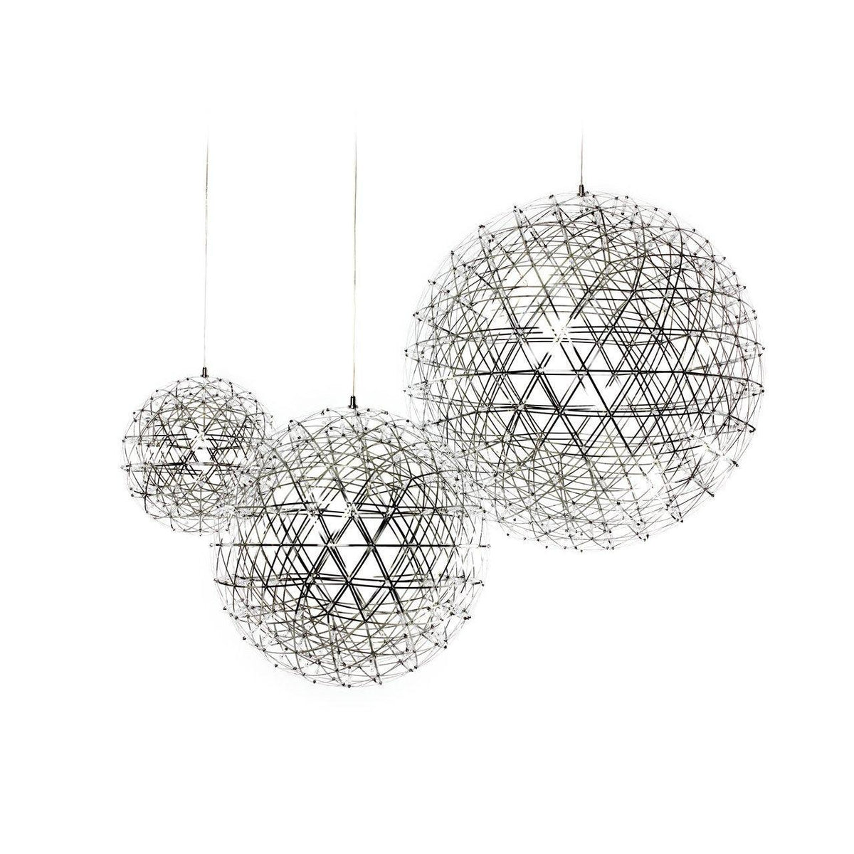 Delcourt Silver Spark Ball hanglamp