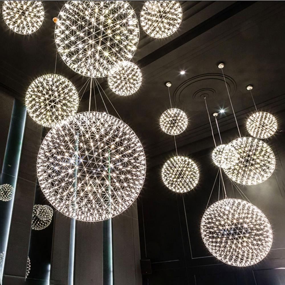 Delcourt Silver Spark Ball hanglamp