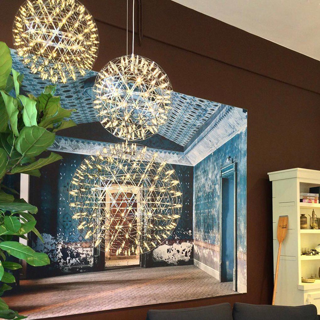 Delcourt Silver Spark Ball hanglamp