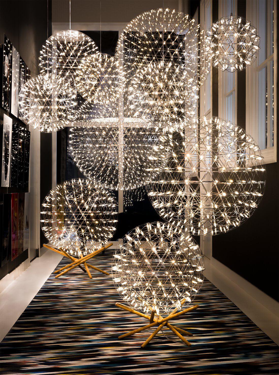 Sylvarin Goud Draad Cluster hanglamp Geometrisch Metaal Woonkamer
