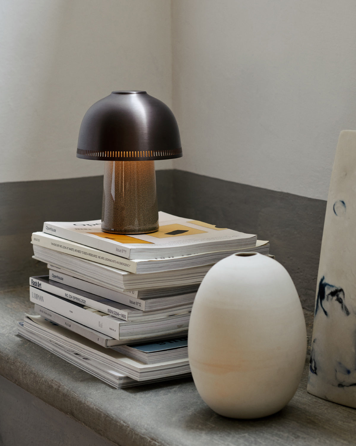 Raku tafellamp