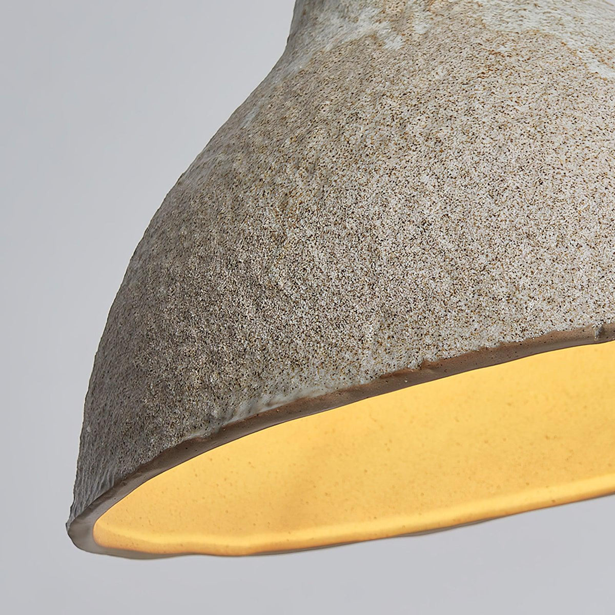 Aldaia Retro hanglamp van keramiek en hout