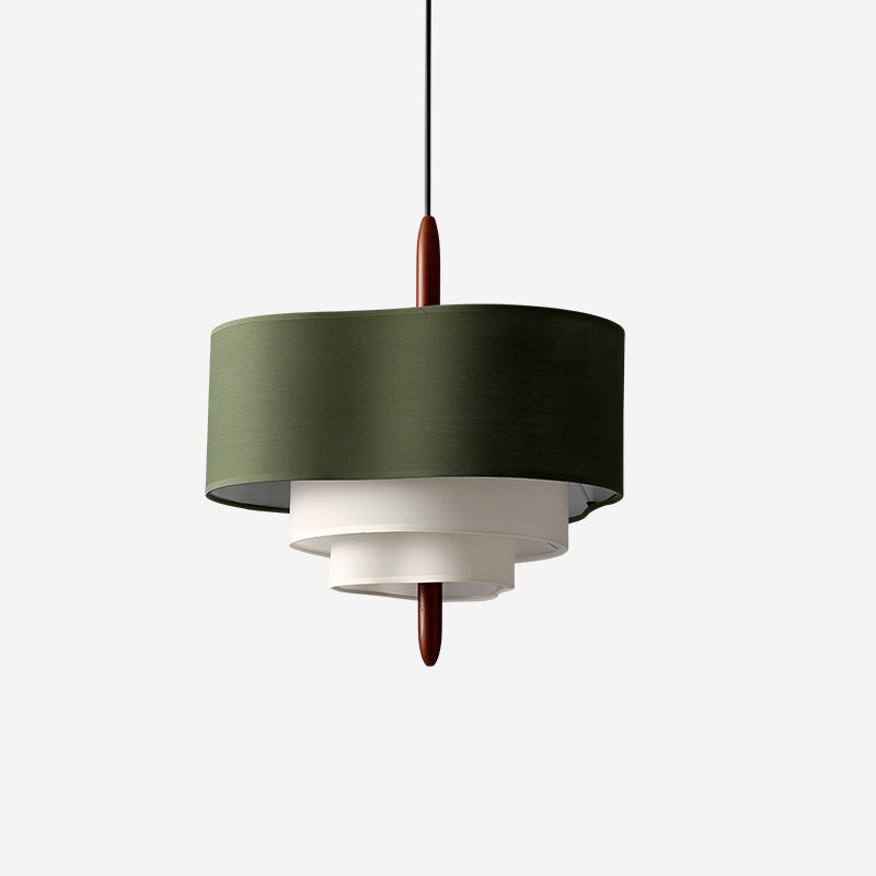 Greta Groene Stof hanglamp