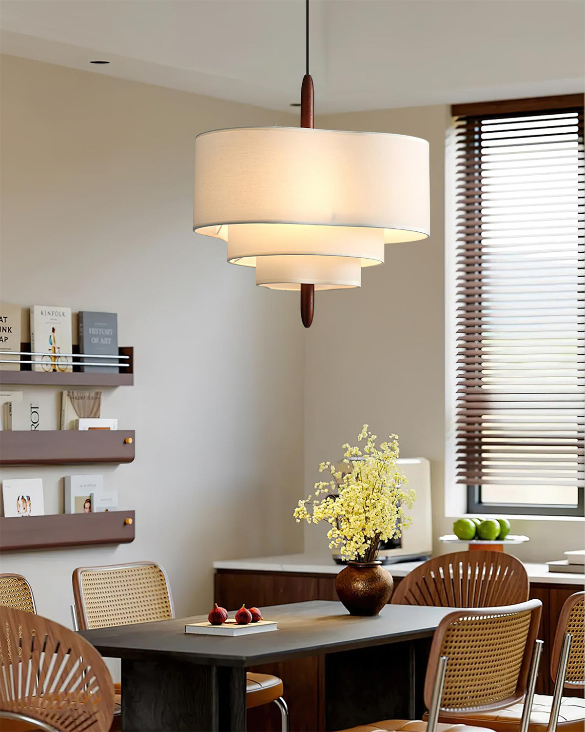 Greta Groene Stof hanglamp