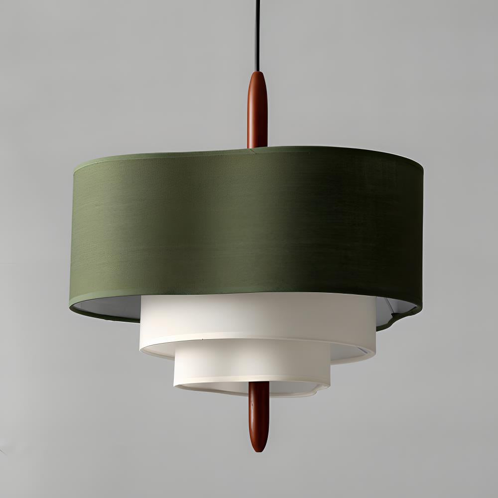 Greta Groene Stof hanglamp