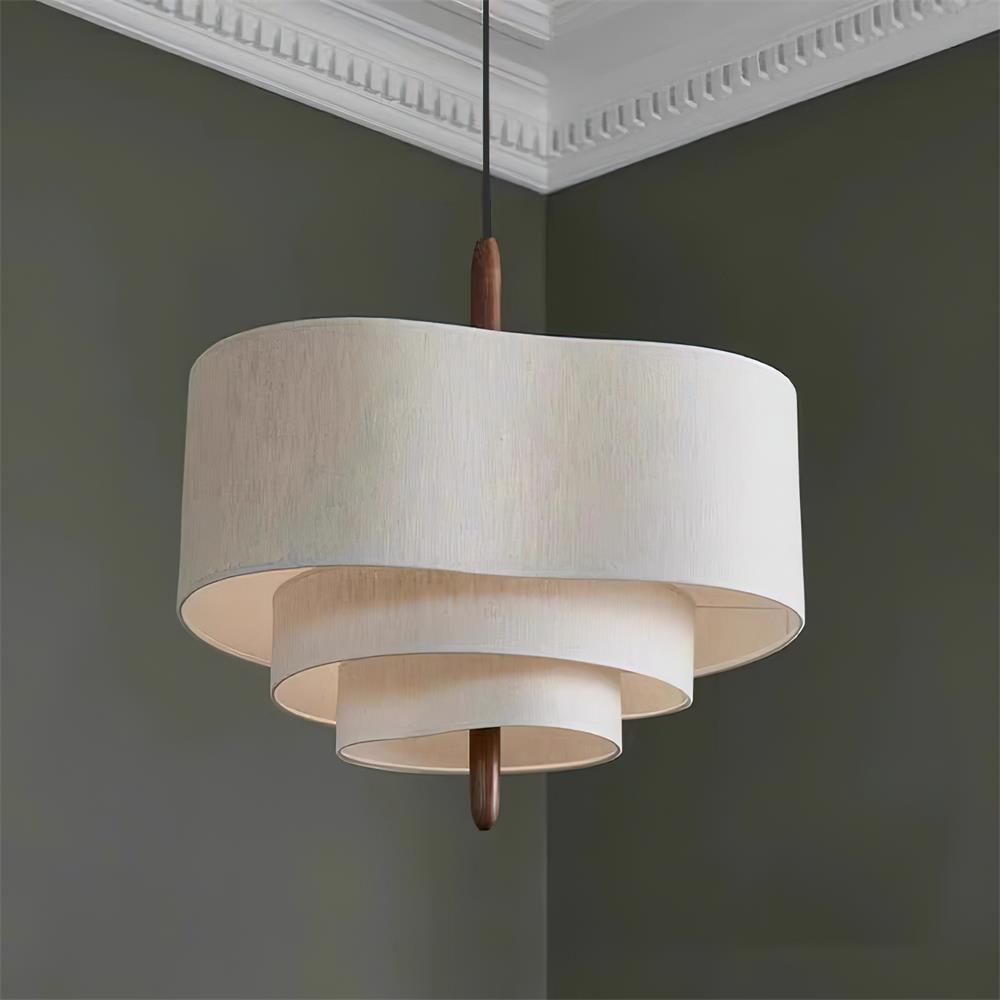 Greta Groene Stof hanglamp