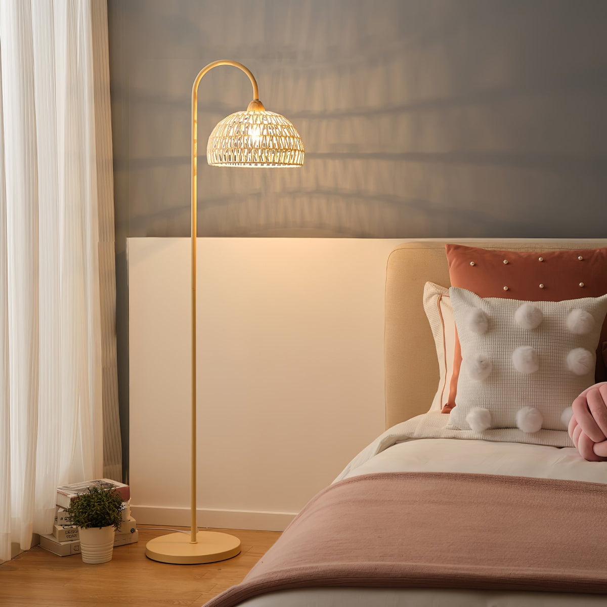 Tor vloerlamp minimalistisch beige