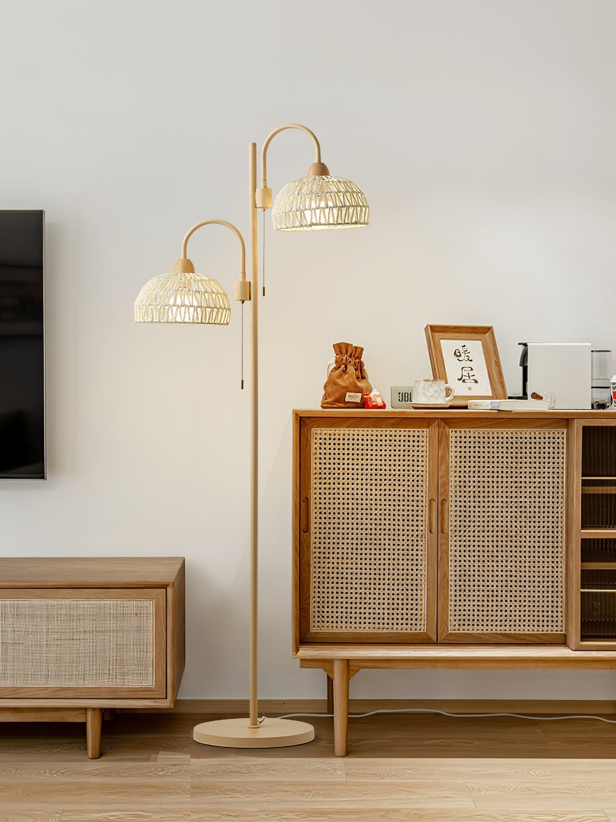 Tor vloerlamp minimalistisch beige