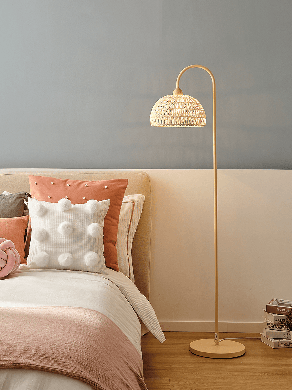 Tor vloerlamp minimalistisch beige