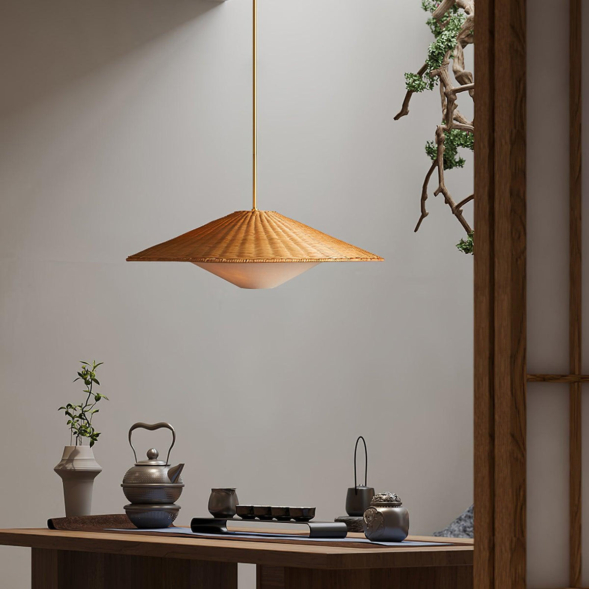 Kocan Rotan Minimalistische hanglamp