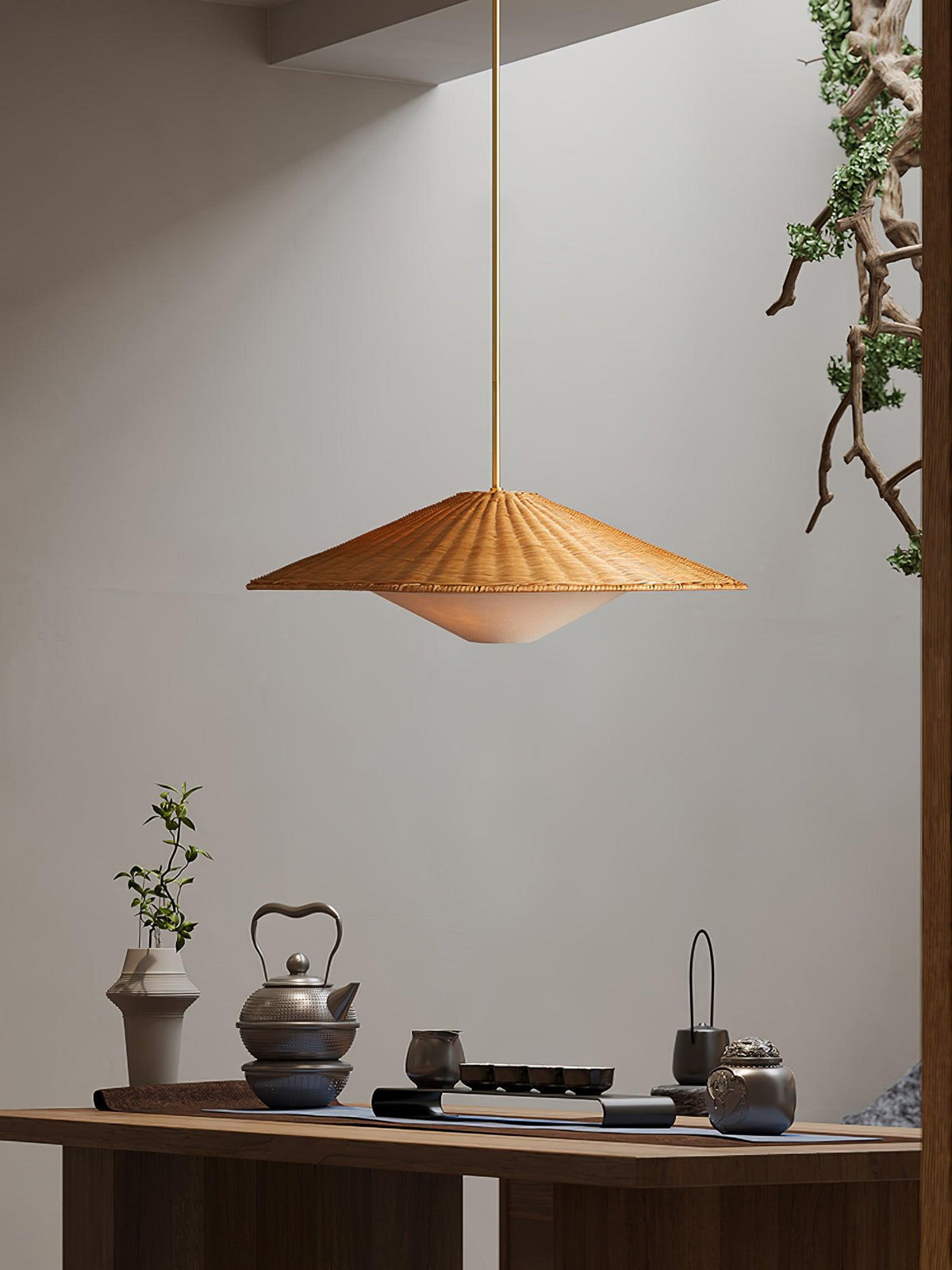 Kocan Rotan Minimalistische hanglamp