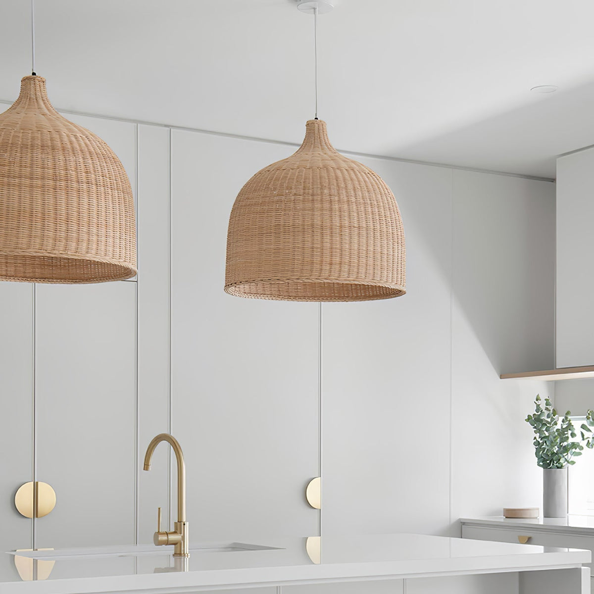 Ravisine rustieke hanglamp van rotan