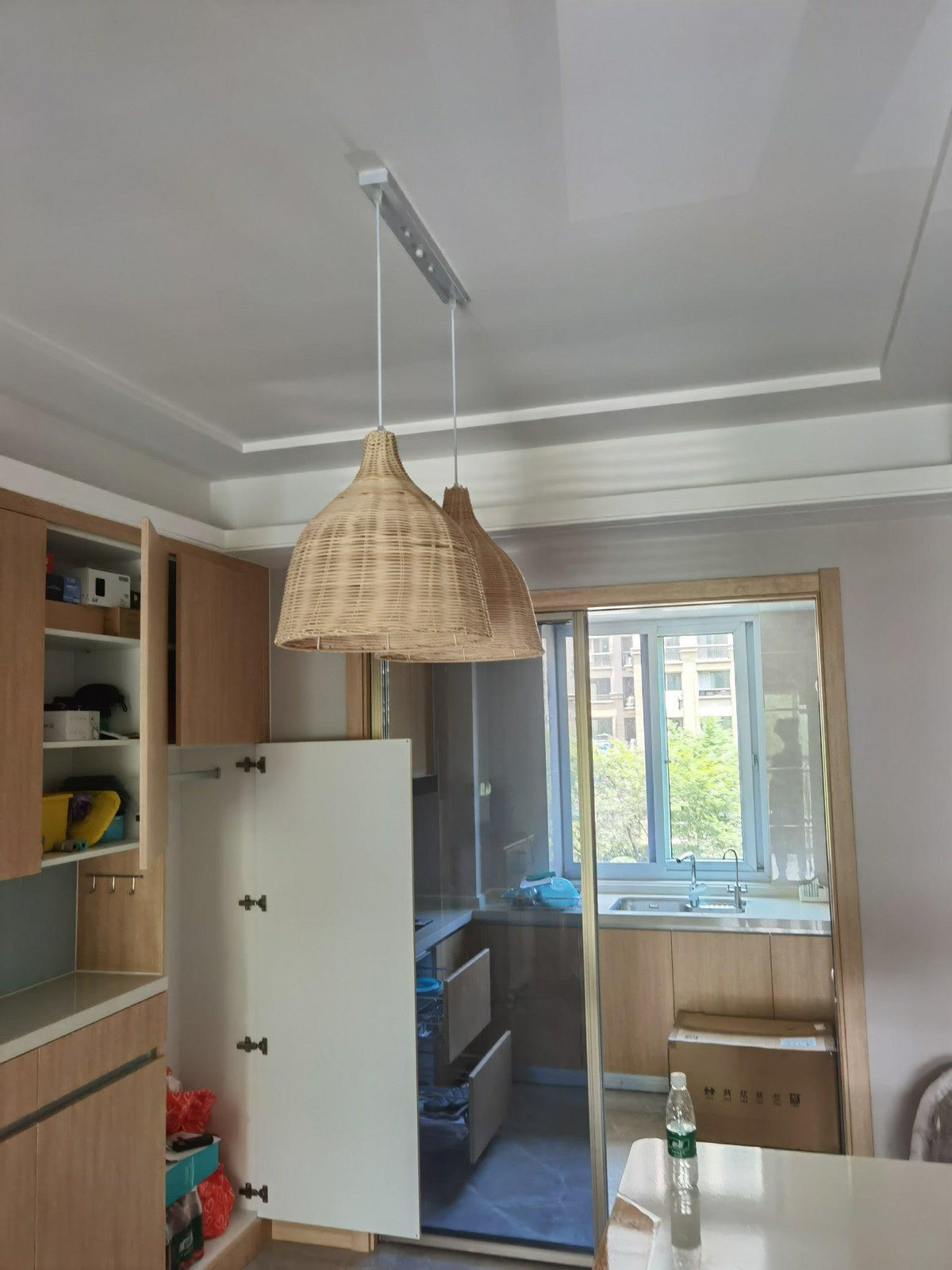 Ravisine rustieke hanglamp van rotan