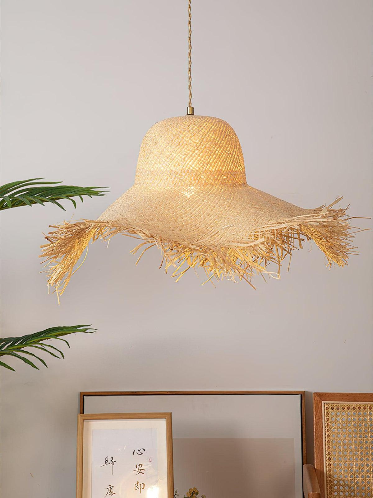 Vocan Rotan Vintage hanglamp