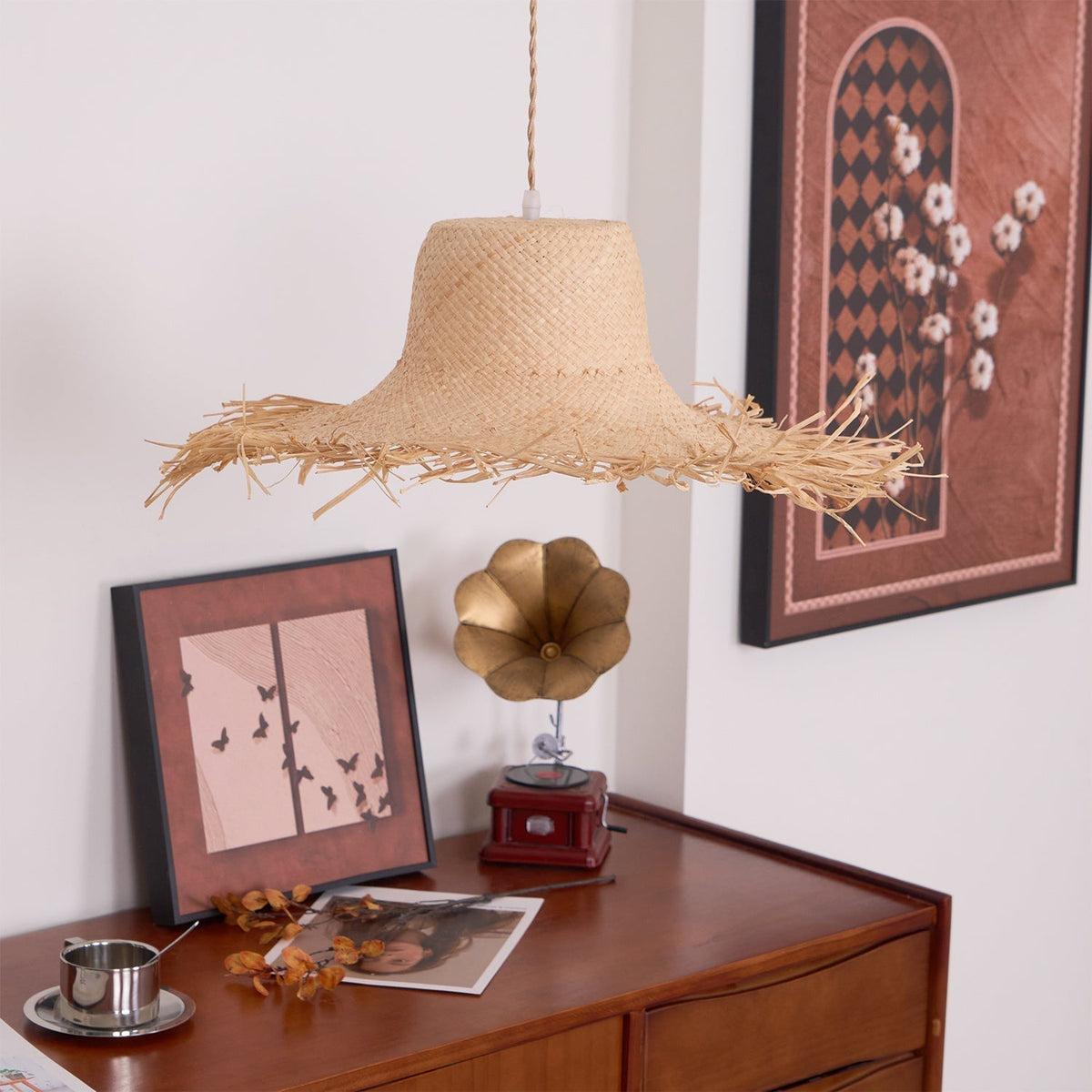 Vocan Rotan Vintage hanglamp