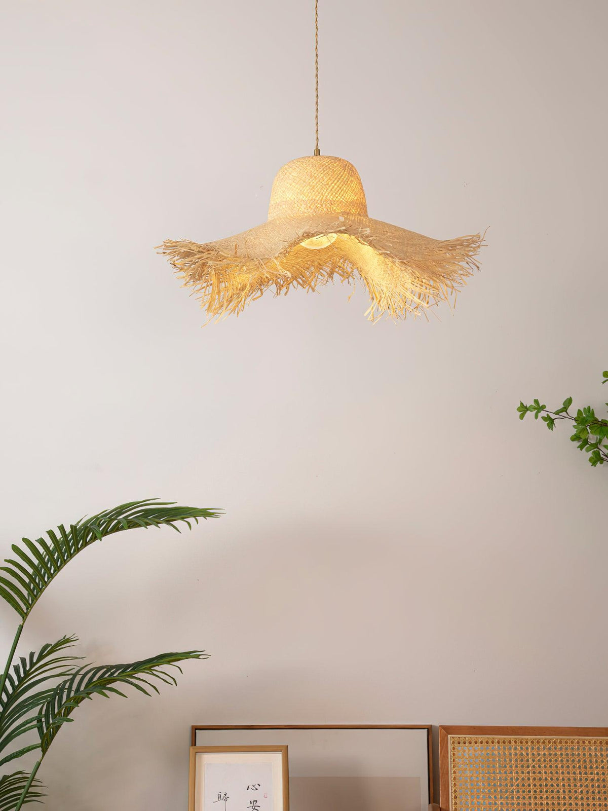Vocan Rotan Vintage hanglamp