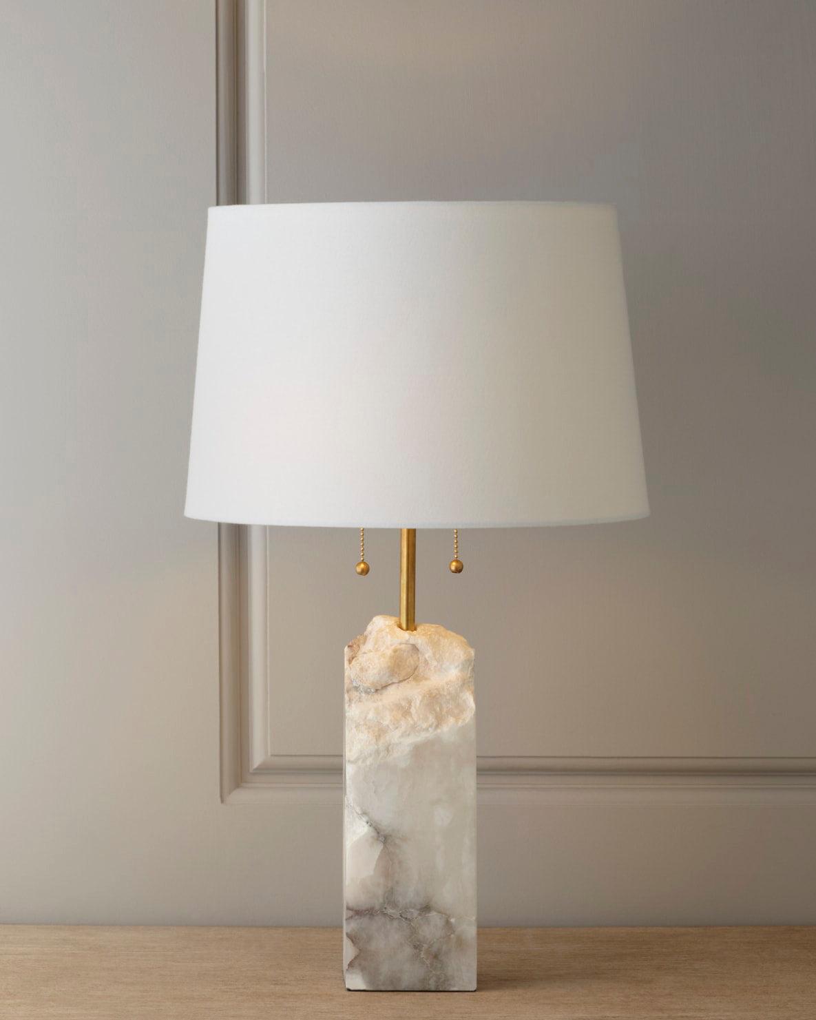 Gaveth Minimalistische tafellamp in albast
