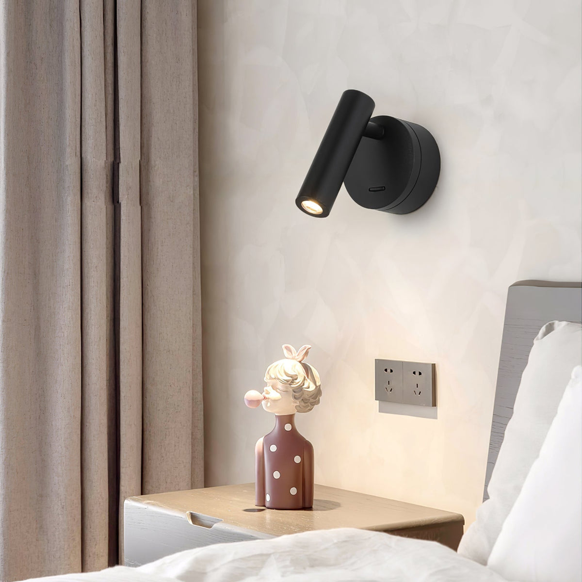 Cox Art Premium Lees LED Slaapkamer wandlamp