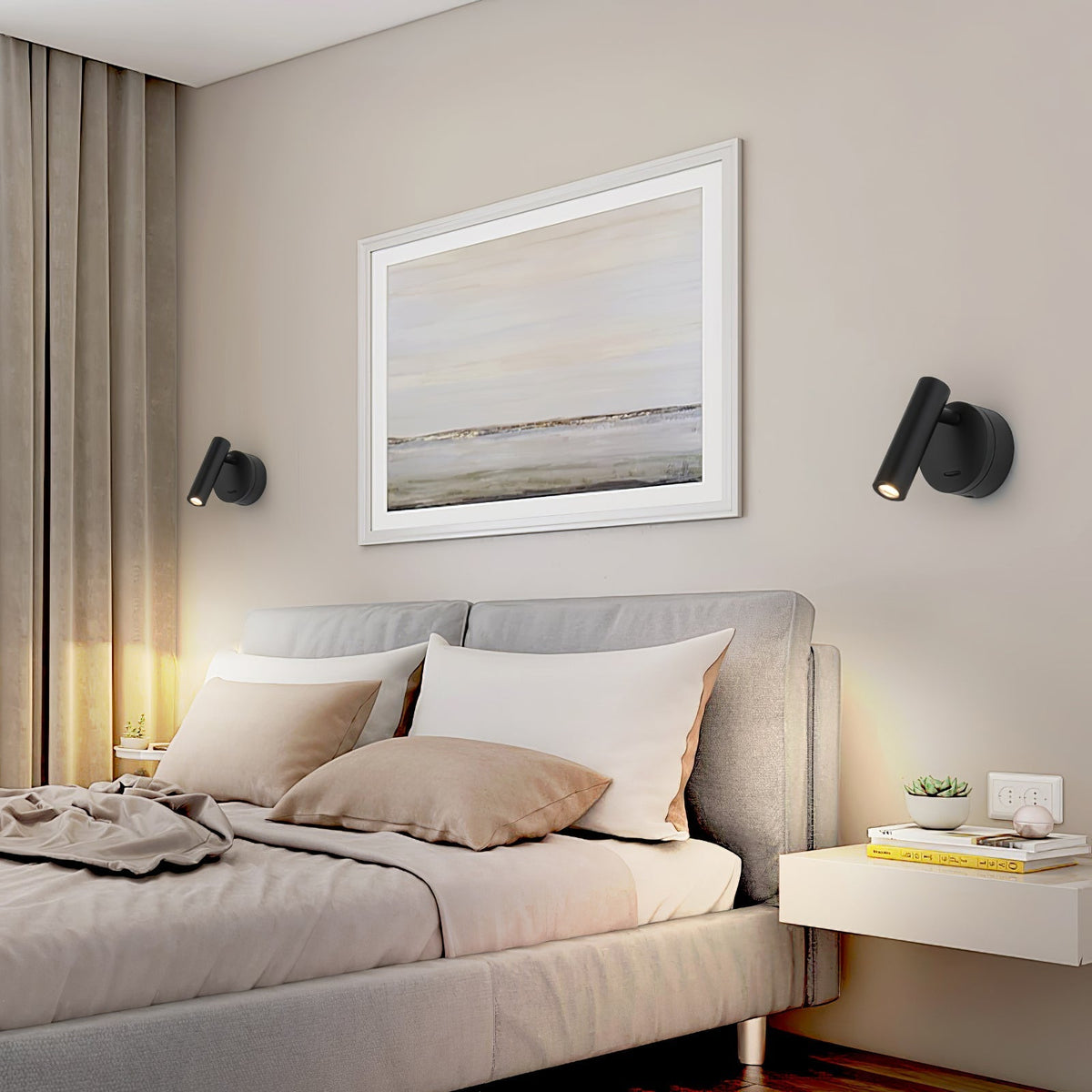 Cox Art Premium Lees LED Slaapkamer wandlamp